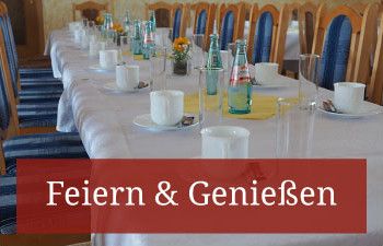 Feiern und genießen