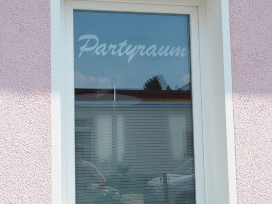 Partyraum Fenster